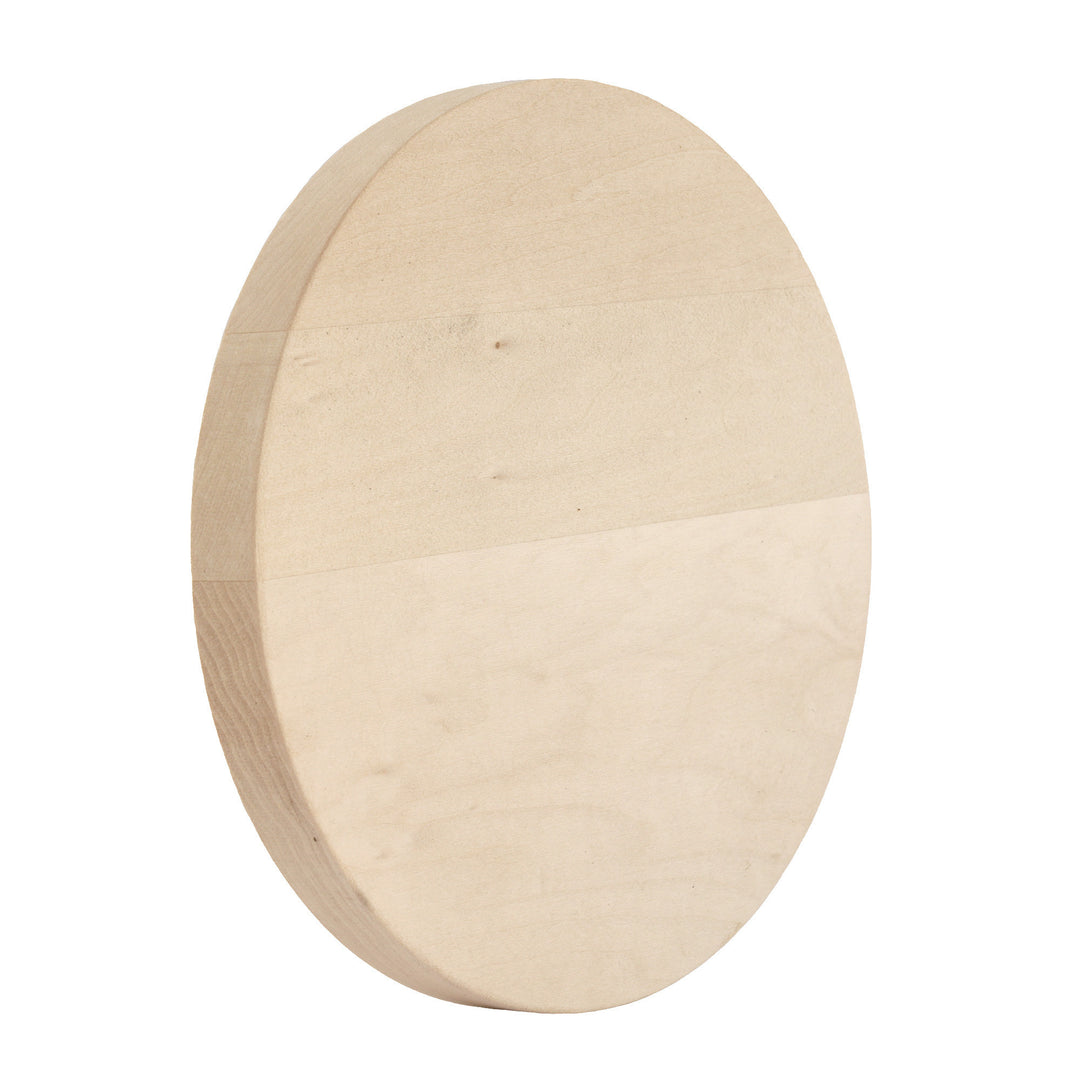 Edge-Glued Basswood Circle, 8" x 3/4"