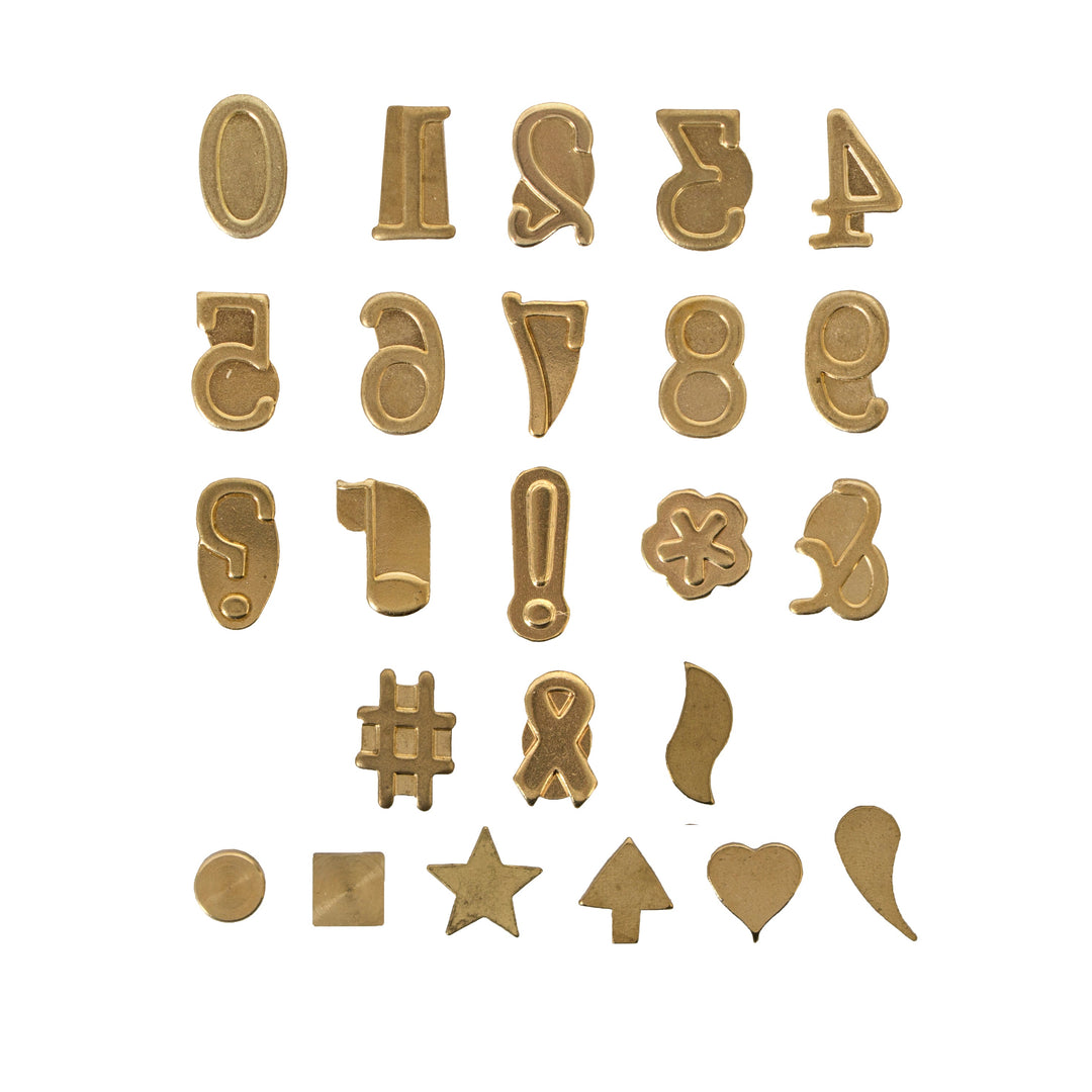 Walnut Hollow HotStamps Numbers & Symbol Set