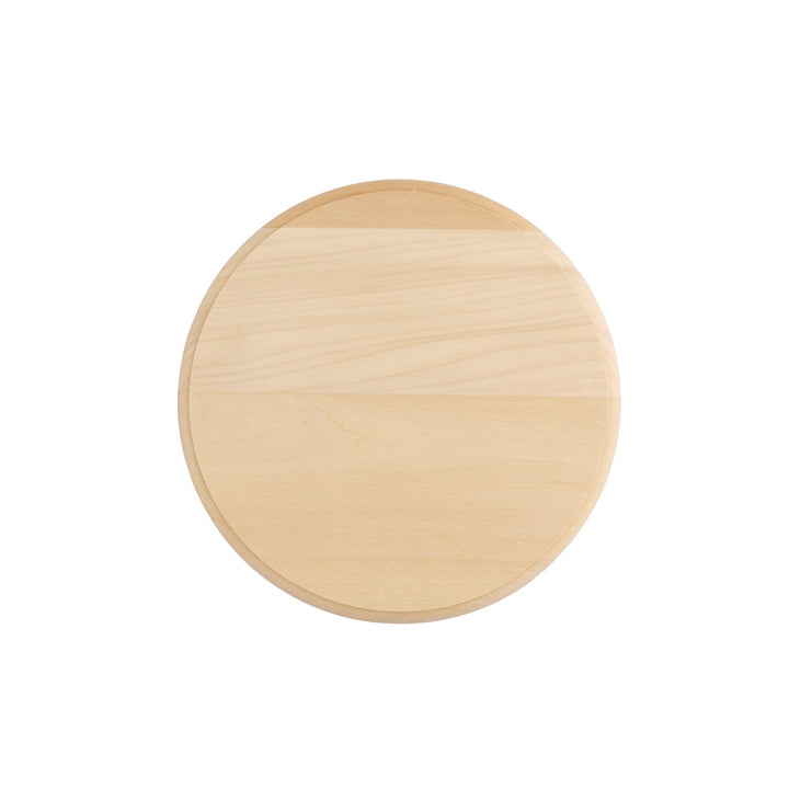 Basswood Circle Plaque, 8 in. x 3/4 in.