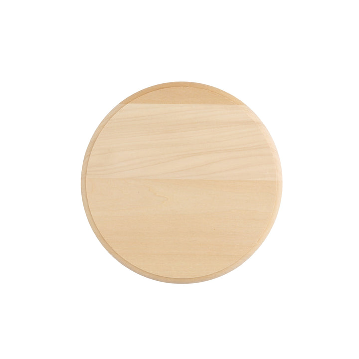 Basswood Circle Plaque, 8" x 3/4"