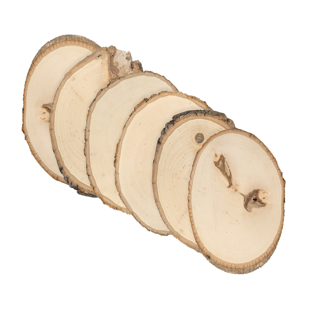 Rustic Basswood Round, Small 5-7" Wide