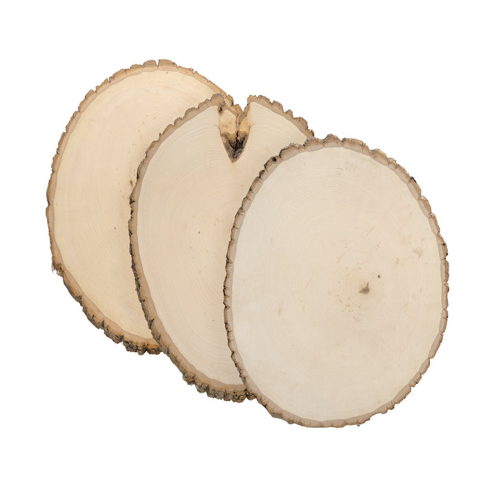 Rustic Basswood Round, Extra Large 12-14" Wide