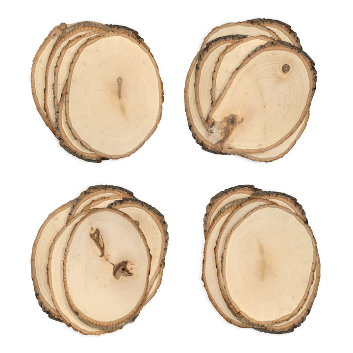 Rustic Basswood Round, Small 5-7" Wide