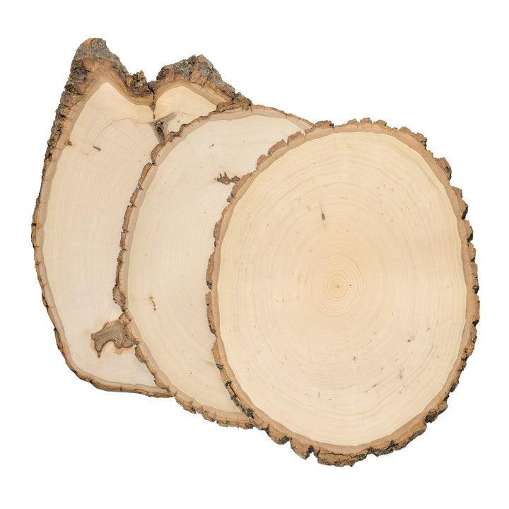 Rustic Basswood Round, Large 9-12" Wide