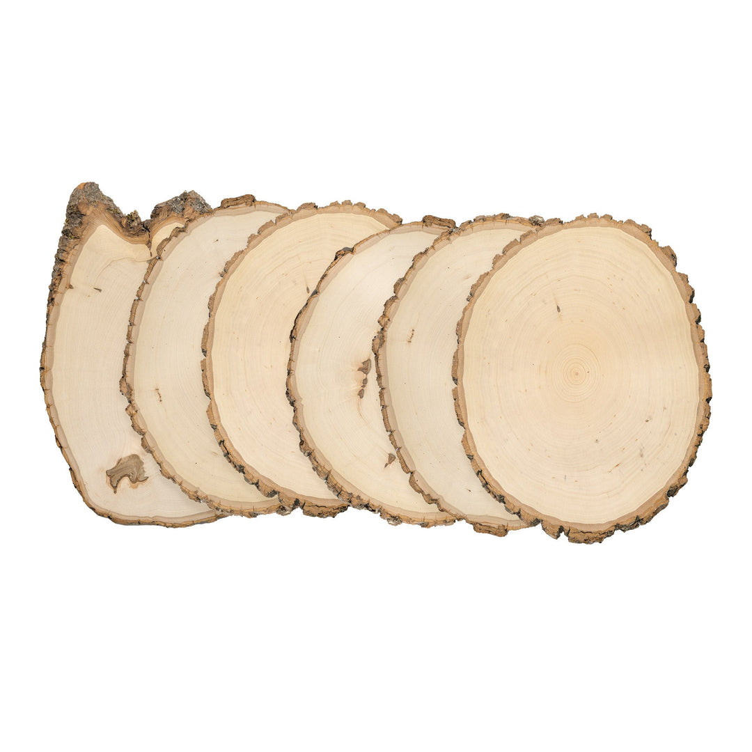 Rustic Basswood Round, Large 9-12" Wide